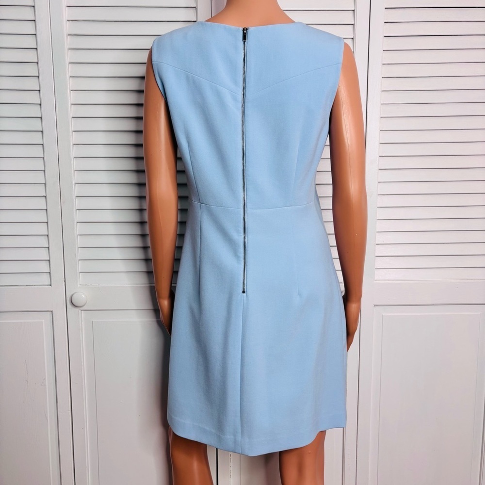 DIANE VON FURSTENBERG Robin Blue Carrie Dress Size 8 - Picture 10 of 10